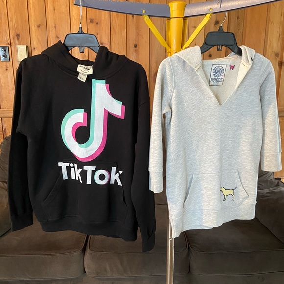Victoria's Secret Sweaters - Pink and Tik Tok Sweaters